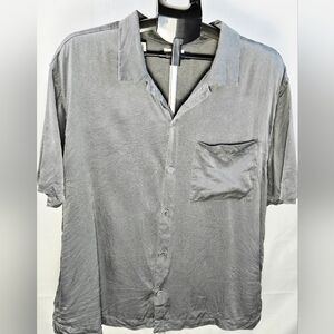 Lunya 100% Silk‎ Quiet Luxury Minimalist Loungewear Pajama Top, XL